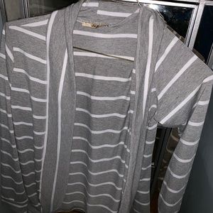 Gray cardigan